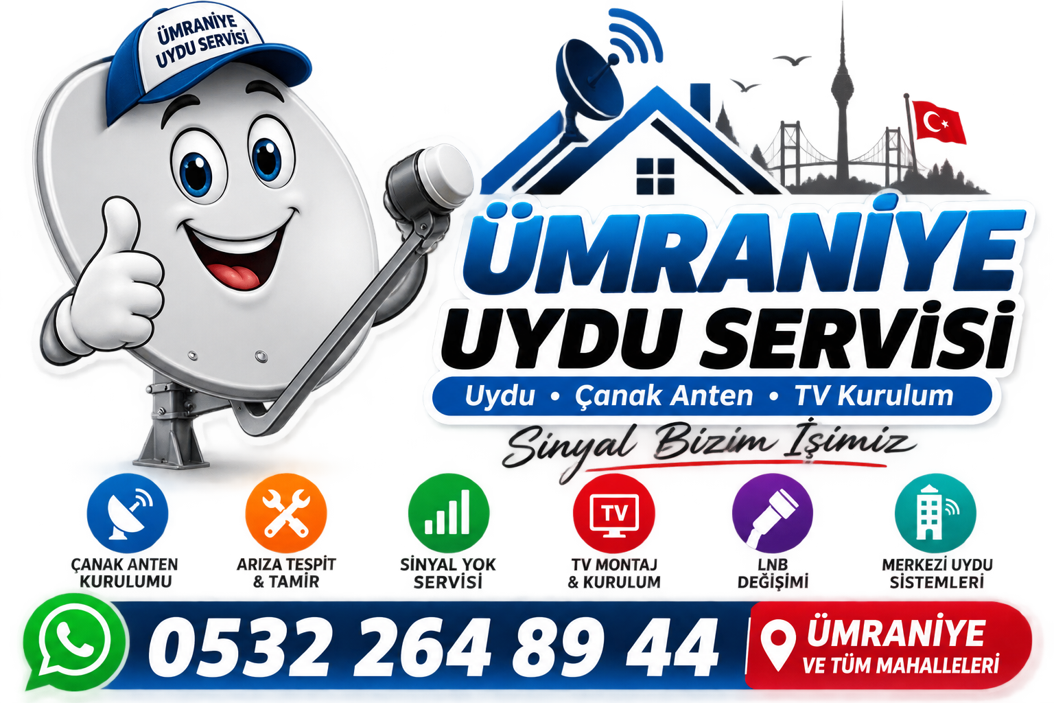 Ümraniye Uydu ve Çanak Anten Servisi